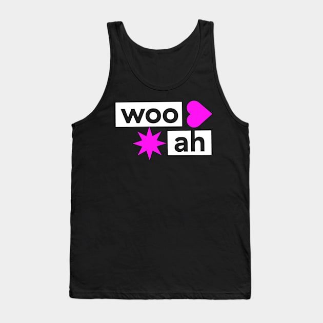 Straight WOO! AH! Tank Top by PepGuardi